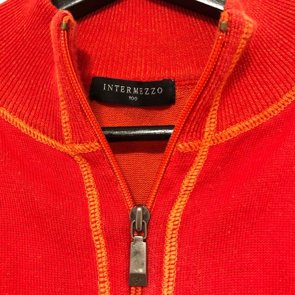 Red man's small cotton cardigan - Picture 2 of 6